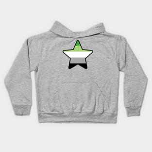 Aromantic Pride Star Kids Hoodie